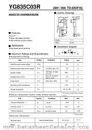 YG835C03R datasheet pdf Fuji Electric