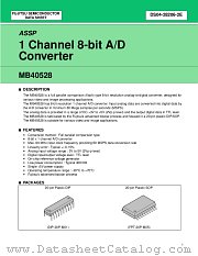 MB40528PF datasheet pdf Fujitsu Microelectronics