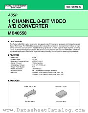 MB40558PF datasheet pdf Fujitsu Microelectronics