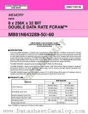 MB81N643289-60FN datasheet pdf Fujitsu Microelectronics