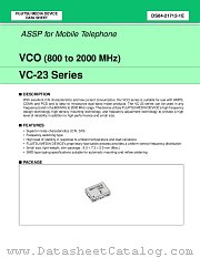 VC-3R0A230967_1750B datasheet pdf Fujitsu Microelectronics