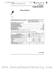 2N3391A datasheet pdf General Electric Solid State