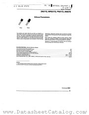 PN5172 datasheet pdf General Electric Solid State