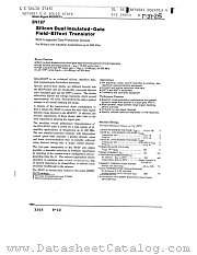 3N187 datasheet pdf General Electric Solid State