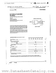 C122C datasheet pdf General Electric Solid State