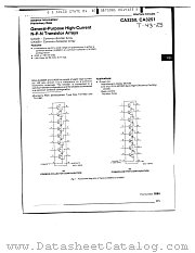 CA3251F datasheet pdf General Electric Solid State