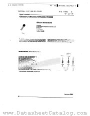 PN2222 datasheet pdf General Electric Solid State