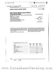 S2600B datasheet pdf General Electric Solid State
