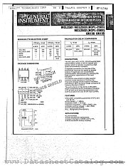 MCL2503 datasheet pdf General Instruments