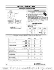 BC846C datasheet pdf General Semiconductor