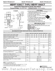 MBFR1560CT datasheet pdf General Semiconductor