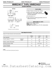 MMBZ4626 datasheet pdf General Semiconductor