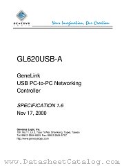 GL620USB-A datasheet pdf Genesys Logic