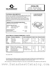 2324-12L datasheet pdf GHz Technology