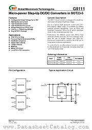 G5111T12 datasheet pdf Global Mixed-mode Technology