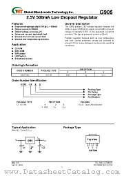 G905T24U datasheet pdf Global Mixed-mode Technology