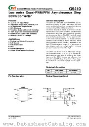 G95410 datasheet pdf Global Mixed-mode Technology