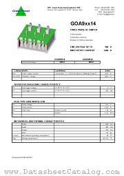 GOA94014 datasheet pdf Green Power