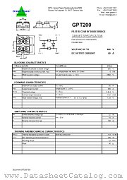 GPT200 datasheet pdf Green Power