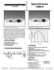 C4880-21-24W datasheet pdf Hamamatsu Corporation