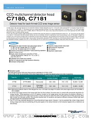 C7043 datasheet pdf Hamamatsu Corporation