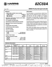 5962-85016013A datasheet pdf Harris Semiconductor