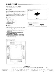 HA12133MP datasheet pdf Hitachi Semiconductor