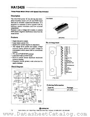 HA13426 datasheet pdf Hitachi Semiconductor