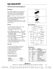 HA17451FP datasheet pdf Hitachi Semiconductor