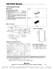 HA17524G datasheet pdf Hitachi Semiconductor
