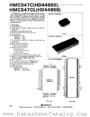 HD44860 datasheet pdf Hitachi Semiconductor