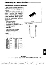 HD6850 datasheet pdf Hitachi Semiconductor