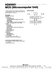 HD65901 datasheet pdf Hitachi Semiconductor