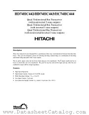 HD74HC444 datasheet pdf Hitachi Semiconductor