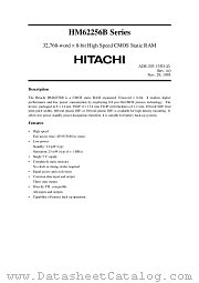 HM62256BLFP-4SLT datasheet pdf Hitachi Semiconductor