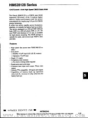 HM628128LT-10 datasheet pdf Hitachi Semiconductor