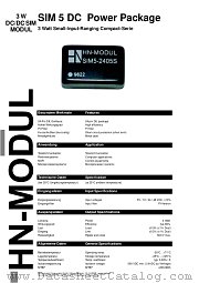 SIM5-4812S datasheet pdf HN Electronic Components