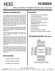 HI-8282ACM datasheet pdf Holt Integrated Circuits
