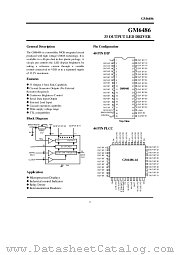 GM6486-44 datasheet pdf Hynix Semiconductor