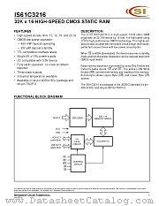 IS61C3216-15TI datasheet pdf ICSI