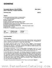 SDA3526-1 datasheet pdf Infineon