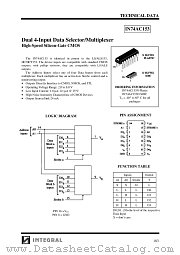 IN74AC153D datasheet pdf INTEGRAL