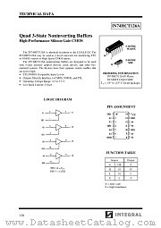 IN74HCT126AD datasheet pdf INTEGRAL