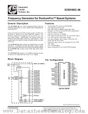 ICS9169CF-46 datasheet pdf Integrated Circuit Systems