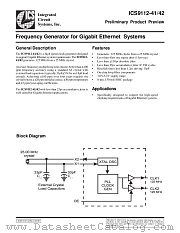 ICS9112M-41 datasheet pdf Integrated Circuit Systems