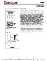 MN3040 datasheet pdf Integrated Circuit Systems