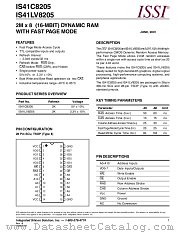 IS41C8205-60J datasheet pdf Integrated Silicon Solution Inc