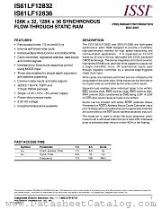 IS61LF12836-7.5TQ datasheet pdf Integrated Silicon Solution Inc