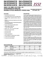 IS61SPD25632D-150TQ datasheet pdf Integrated Silicon Solution Inc