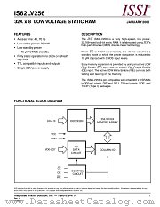 IS62LV256-70JI datasheet pdf Integrated Silicon Solution Inc